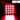 Flashing Light Square Red